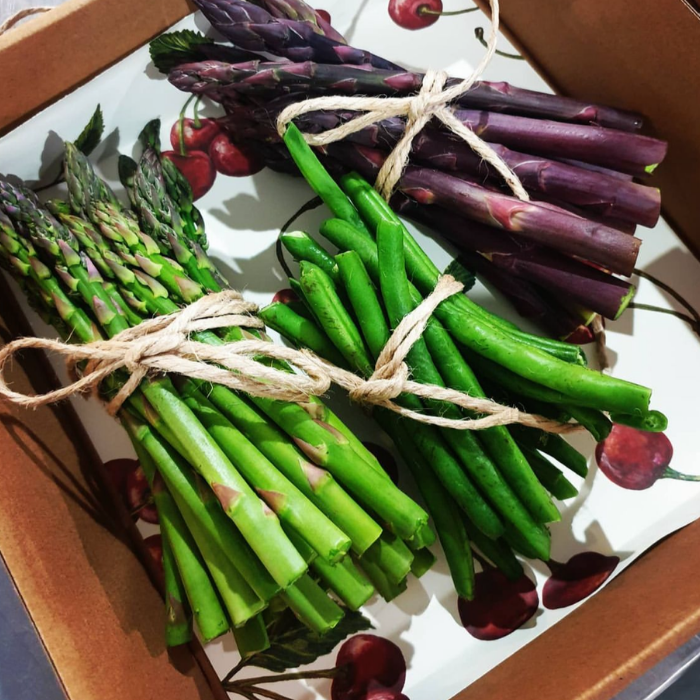 Fresh Asparagus & Bean Bundles - Just Steam & Serve