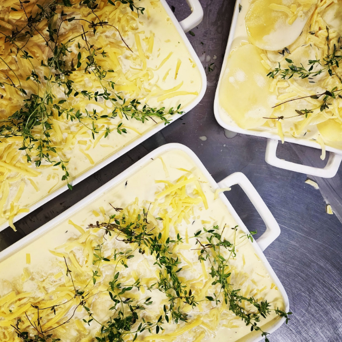 Gratin Potato Individual Portions - Warm & Serve