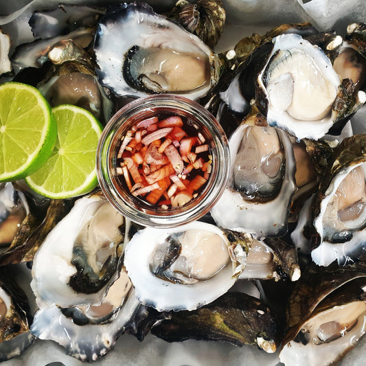 Freshly Shucked Oysters